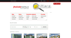 Desktop Screenshot of jihoceske-reality.cz