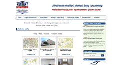 Desktop Screenshot of jihoceske-reality.com
