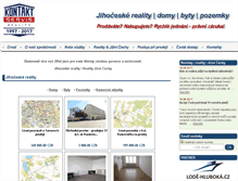 Tablet Screenshot of jihoceske-reality.com